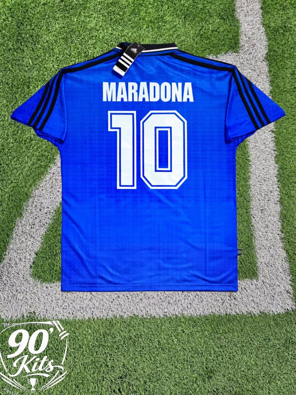 Maradona #10 Argentina 94/95 Away Retro Soccer Jersey Men’s Vintage Blue